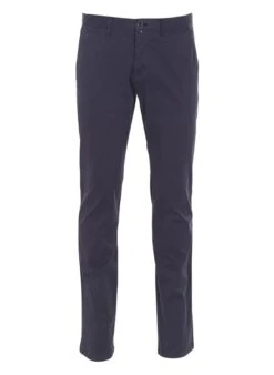Marc O'Polo Blue Stretch Cotton Slim Chinos