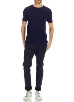 Marc O'Polo Blue Stretch Cotton Slim Chinos -Deals Mode Modee Store 1277301