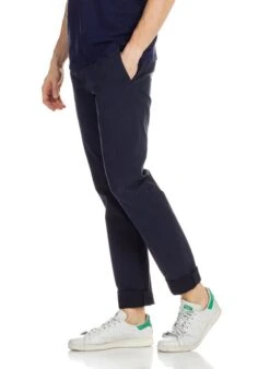 Marc O'Polo Blue Stretch Cotton Slim Chinos -Deals Mode Modee Store 1277304