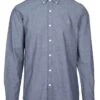 Farah Blue Slim-fit Cotton Shirt With Button-down Collar
