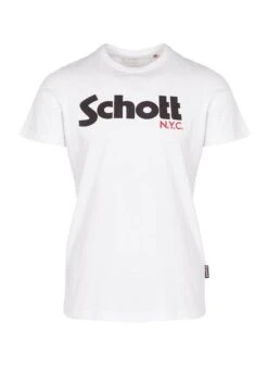 Schott White T-shirt