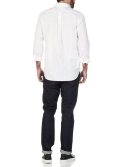 Gant White Regular-fit Cotton Shirt With Button-down Collar -Deals Mode Modee Store 1706696
