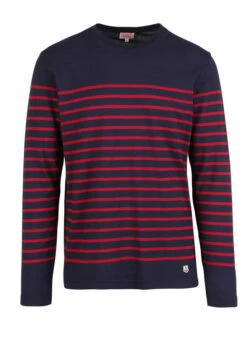 Armor-Lux Multicolored Slim-fit Light Cotton Jersey Breton Top With Round Neck