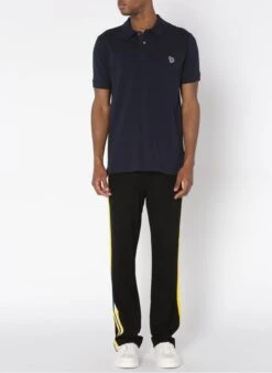 PAUL SMITH Blue Regular-fit Organic Cotton Polo Shirt -Deals Mode Modee Store 2228673