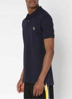 PAUL SMITH Blue Regular-fit Organic Cotton Polo Shirt -Deals Mode Modee Store 2228674