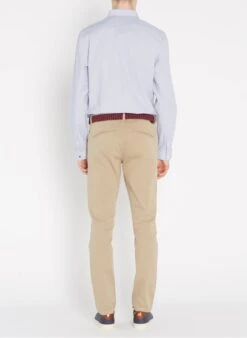 Ikks Beige Slim-fit Stretch Cotton Chinos -Deals Mode Modee Store 2238797