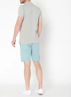 Scotch And Soda Grey Slim-fit Cotton Polo Shirt -Deals Mode Modee Store 2271303