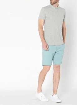 Scotch And Soda Grey Slim-fit Cotton Polo Shirt -Deals Mode Modee Store 2271304