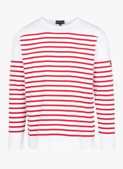 Armor-Lux White Cotton Breton Top