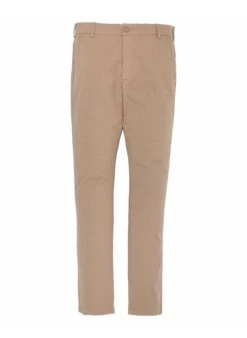 Schott Beige Regular-fit Stretch Cotton Chinos