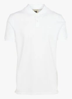 Marc O'Polo White Regular-fit Embroidered Cotton Piqué Polo Shirt