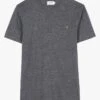 Farah DANNY - Grey Slim-fit Round-neck Cotton T-shirt