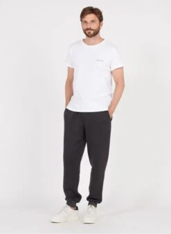 Maison Labiche POITOU DREAMER /GOTS - White Regular-fit Round-neck Organic Cotton T-shirt With Dreamer Embroidery -Deals Mode Modee Store 3175979