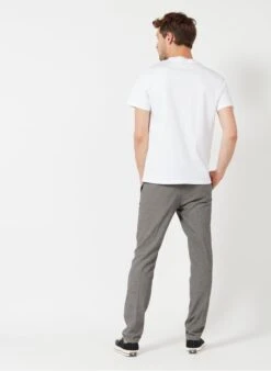 Maison Labiche POPINCOURT AMOUR /GOTS - White Regular-fit Round-neck Organic Cotton T-shirt With Amour Embroidery -Deals Mode Modee Store 3196353