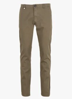 Ikks Khaki Slim-fit Chinos