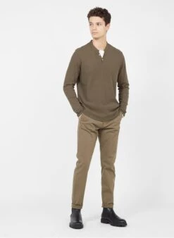 Ikks Khaki Slim-fit Chinos -Deals Mode Modee Store 3230121