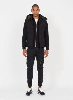 LE TEMPS DES CERISES Black Cotton Combat Pants With Pockets -Deals Mode Modee Store 3300676