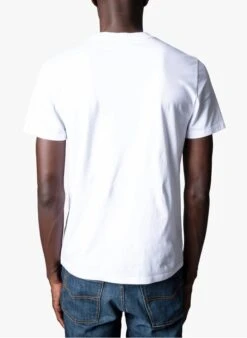 Zadig & Voltaire TOMMY - White Regular-fit Round-neck Organic Cotton T-shirt -Deals Mode Modee Store 3350135