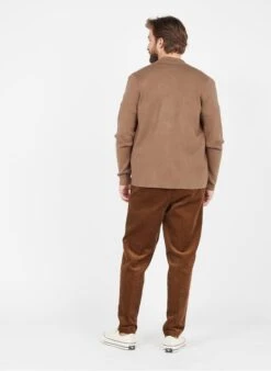 Selected SLIMTAPERED - Brown Straight-leg Organic Cotton Corduroy Pants -Deals Mode Modee Store 3375623
