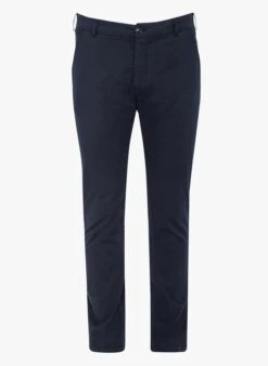 Schott Blue Regular-fit Stretch Cotton Chinos