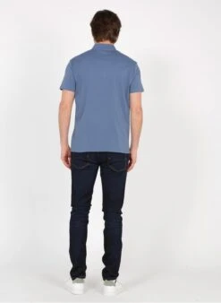 Selected SLIM-LEON - Blue Organic Cotton-blend Slim-fit Jeans -Deals Mode Modee Store 3440099