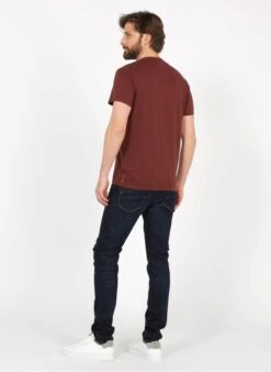 Selected SLIM-LEON - Blue Organic Cotton-blend Slim-fit Jeans -Deals Mode Modee Store 3440117