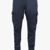 LE TEMPS DES CERISES VEDJE - Blue Regular-fit Stretch Cotton Cargo Pants