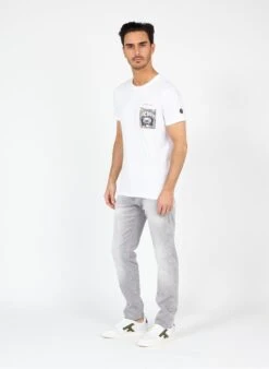 LE TEMPS DES CERISES 700/11JO - Grey Slim-fit Stretch Cotton Jeans -Deals Mode Modee Store 3588788