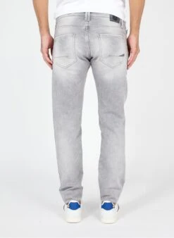 LE TEMPS DES CERISES 700/11JO - Grey Slim-fit Stretch Cotton Jeans -Deals Mode Modee Store 3588791