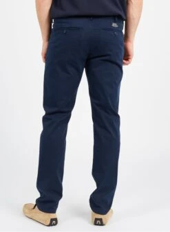 Schott Blue Regular-fit Stretch Cotton Chinos -Deals Mode Modee Store 3592393