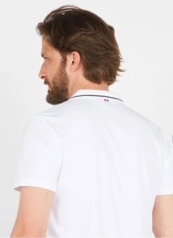 LE TEMPS DES CERISES White Regular-fit Cotton Polo Shirt -Deals Mode Modee Store 3650476