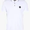 LE TEMPS DES CERISES White Regular-fit Cotton Polo Shirt