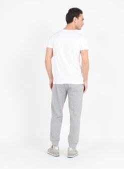 Gant ORIGINAL SWEAT PANTS - Grey Straight Embroidered Cotton-blend Joggers -Deals Mode Modee Store 3675280