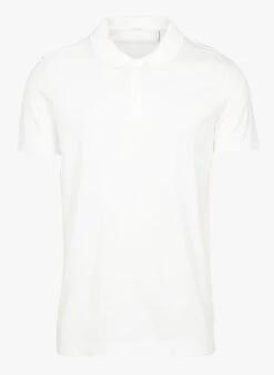 Ikks White Regular-fit Cotton-blend Polo Shirt