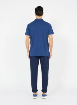 Gant Blue Regular-fit Cotton Piqué Polo Shirt -Deals Mode Modee Store 3700050