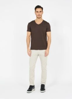 Ikks Beige Cotton-blend Chinos -Deals Mode Modee Store 3700063