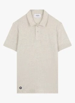 LOPO - Beige Jersey-blend Polo Shirt