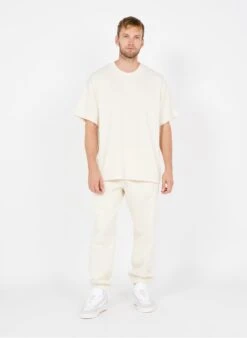 ADIDAS White Loose-fit Round-neck Embroidered Cotton T-shirt -Deals Mode Modee Store 3754104