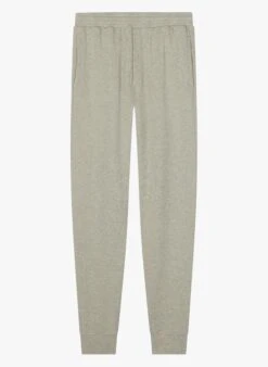 American Vintage YATCASTLE - Grey Cotton Track Pants