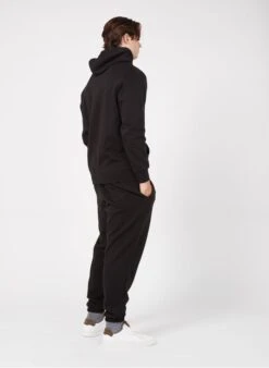 Puma FD CLSC S LGO SW PT FL - Black Relaxed-fit Embroidered Cotton-blend Joggers -Deals Mode Modee Store 3790282