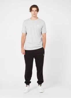 Puma FD CLSC S LGO SW PT FL - Black Relaxed-fit Embroidered Cotton-blend Joggers -Deals Mode Modee Store 3790295