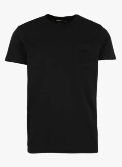 LE TEMPS DES CERISES PAIA - Black Regular-fit Round-neck Cotton T-shirt