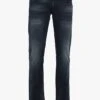 LE TEMPS DES CERISES 800/12 - Faded Jeans Faded Cotton-blend Straight-leg Jeans