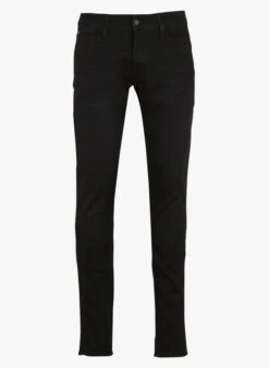 LE TEMPS DES CERISES 700/11JO - Black Faded Cotton-blend Slim-fit Jeans