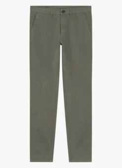 Khaki Slim-fit Cotton Chinos