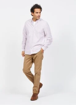 Beige Slim-fit Cotton Chinos -Deals Mode Modee Store 3839071