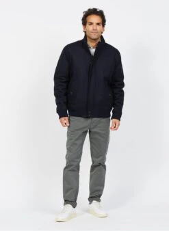 Khaki Slim-fit Cotton Chinos -Deals Mode Modee Store 3839296