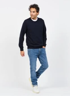 Blue Slim-fit Jeans -Deals Mode Modee Store 3839378