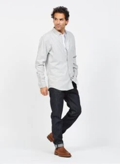 Grey Organic Cotton Slim-fit Jeans -Deals Mode Modee Store 3839399