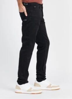 LE TEMPS DES CERISES 700/11JO - Black Faded Cotton-blend Slim-fit Jeans -Deals Mode Modee Store 3841419